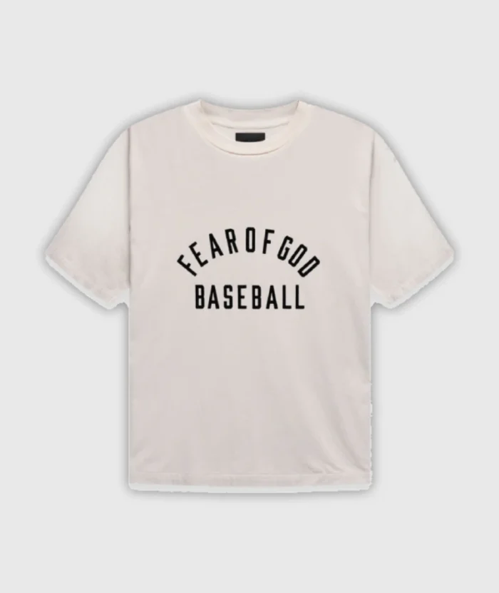 Essentials Fear of God Baseball T Shirt Cream (2)