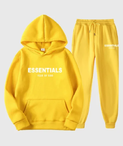 Essentials Fear of God Tracksuit Yellow