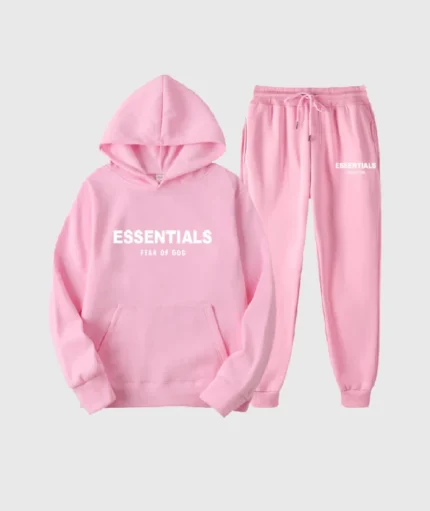 Essentials Fear of God Tracksuits Pink (2)
