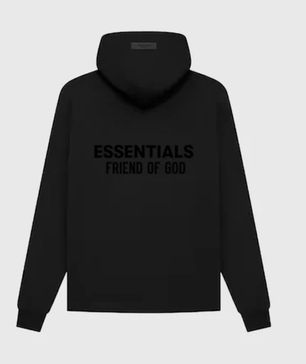 Essentials Friend Of God Hoodie Black (2)
