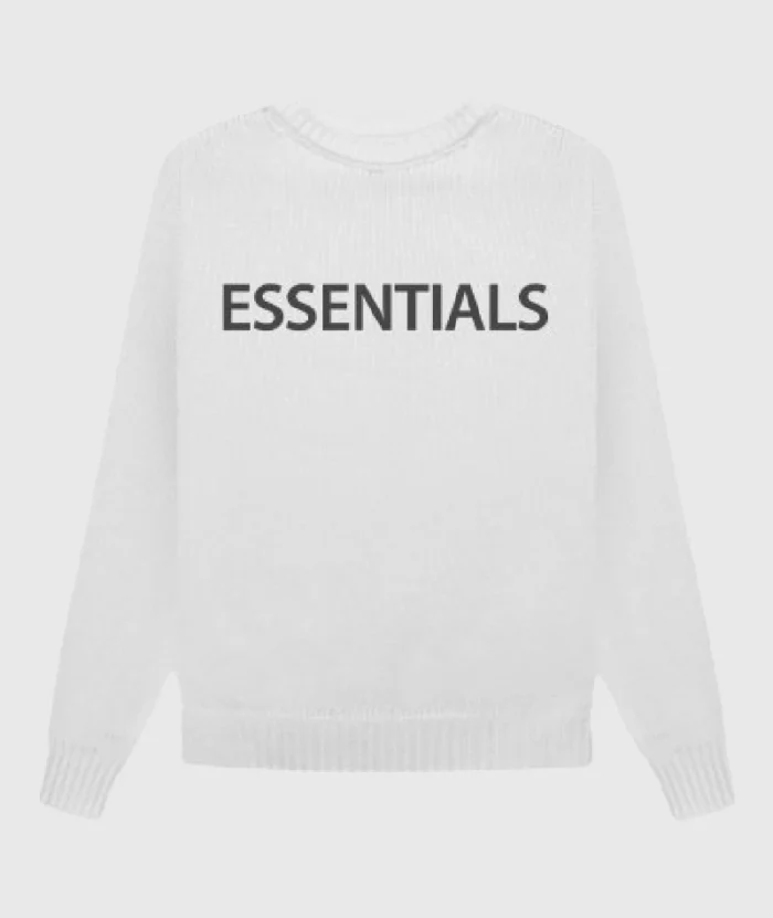 Essentials Overlapped Sweatshirt White (2)