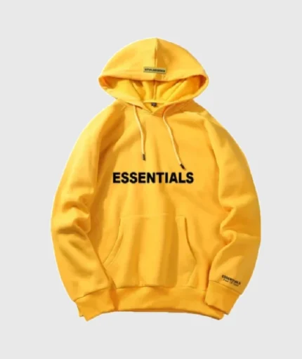 Fear Of God Essentials Pullover Hoodie Yellow (2)