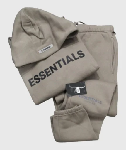 Fear Of God Essentials Tracksuit Brown (2)
