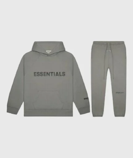 Fear Of God Essentials Tracksuit Gray (2)