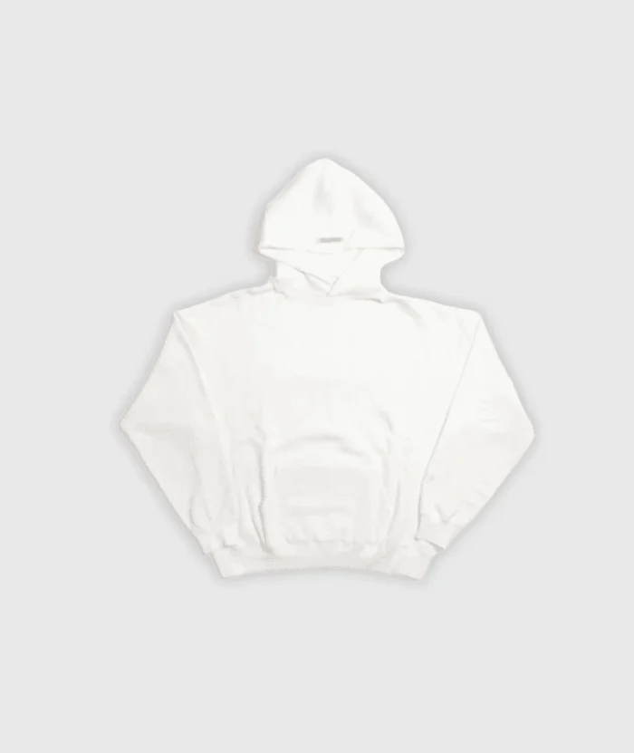Fear of God Essentials 3M Logo Pullover Hoodie White (1)