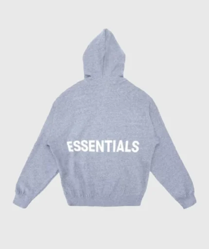 Fear of God Essentials Graphic Pullover Hoodie Grey (2)