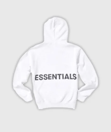Fear of God Essentials Graphic Pullover Hoodie White (2)