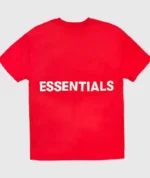 Fear of God Essentials Graphic T Shirt Red (1)