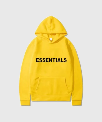 Fear of God Essentials Hoodie Yellow (2)