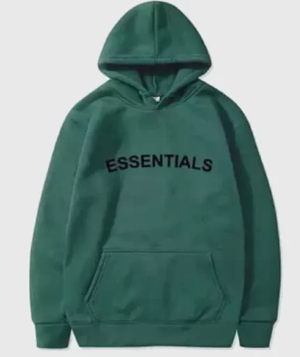 Fear of God Essentials Oversized Hoodie Green (1)