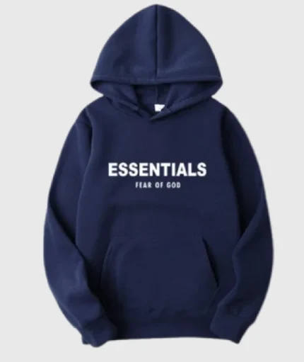 Fear of God Essentials Oversized Hoodie Navy (1)