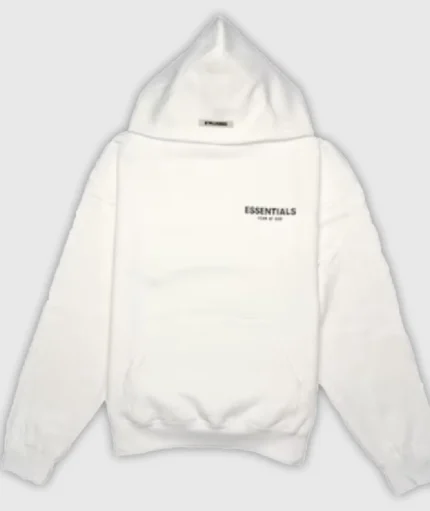 Fear of God Essentials Photo Pullover White Hoodie (1)