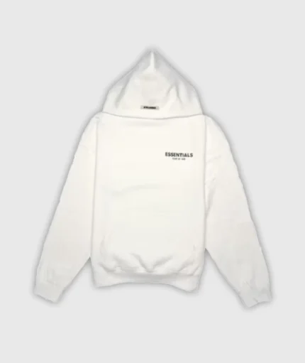 Fear of God Essentials Photo Pullover White Hoodie (2)