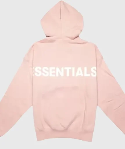 Fear of God Essentials Pink 3M Logo Pullover Hoodie (1)