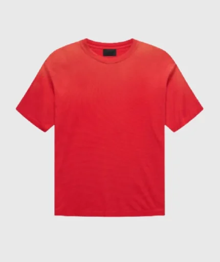 Fear of God Essentials T Shirt 7 Red (1)