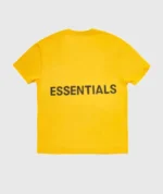 Fear of God Essentials T Shirt Applique Logo Yellow (2)